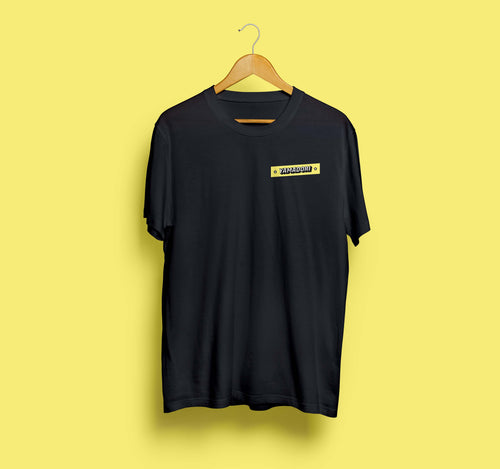 YAMADORI LESS EXCUSES MORE SEAT TIME T-SHIRT NEGRO